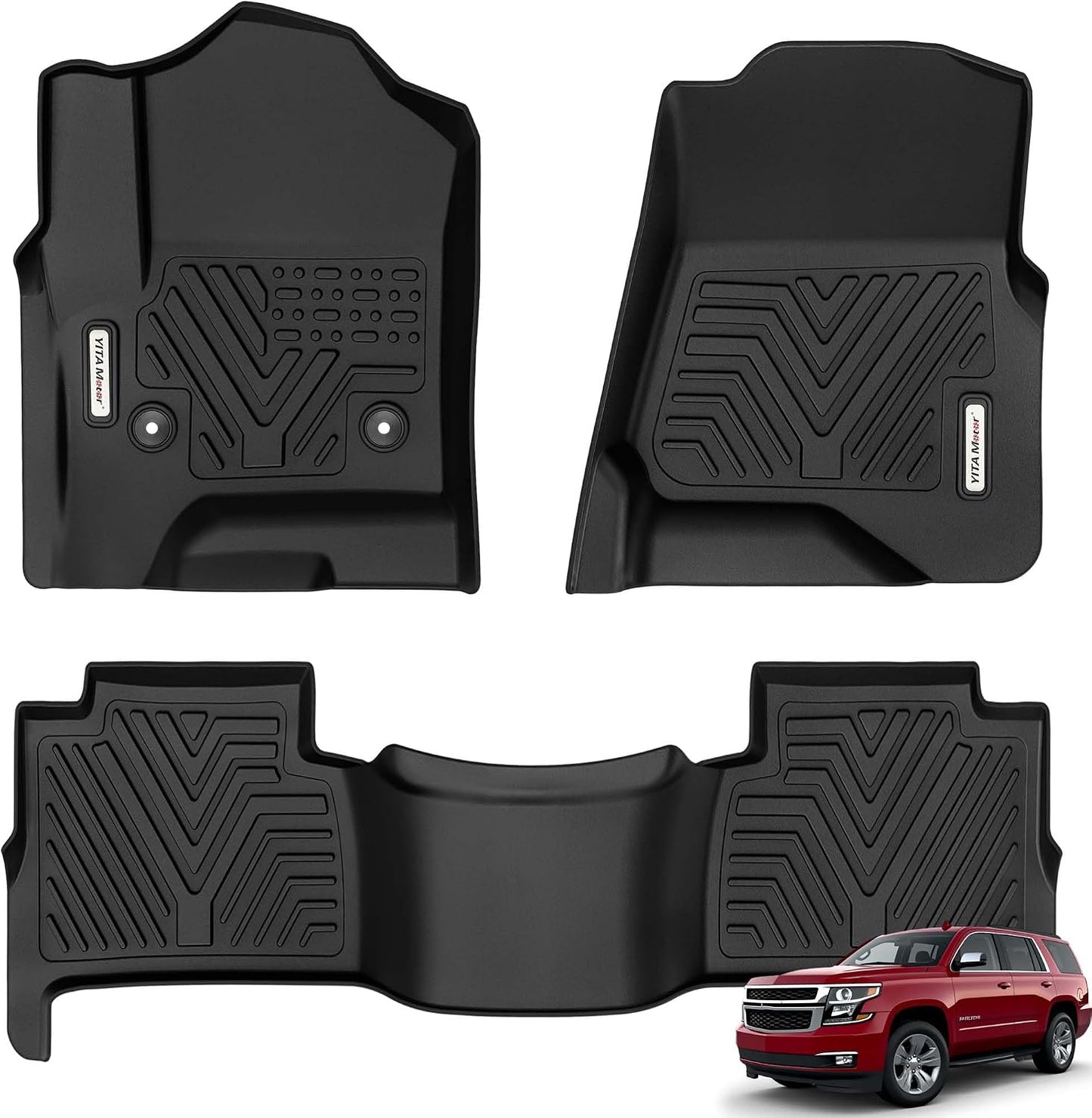 Alfombrillas suelo TPE para Chevy Tahoe y GMC Yukon 15-20
