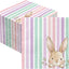 Servilletas Pascua conejo rayas pastel 50 uds