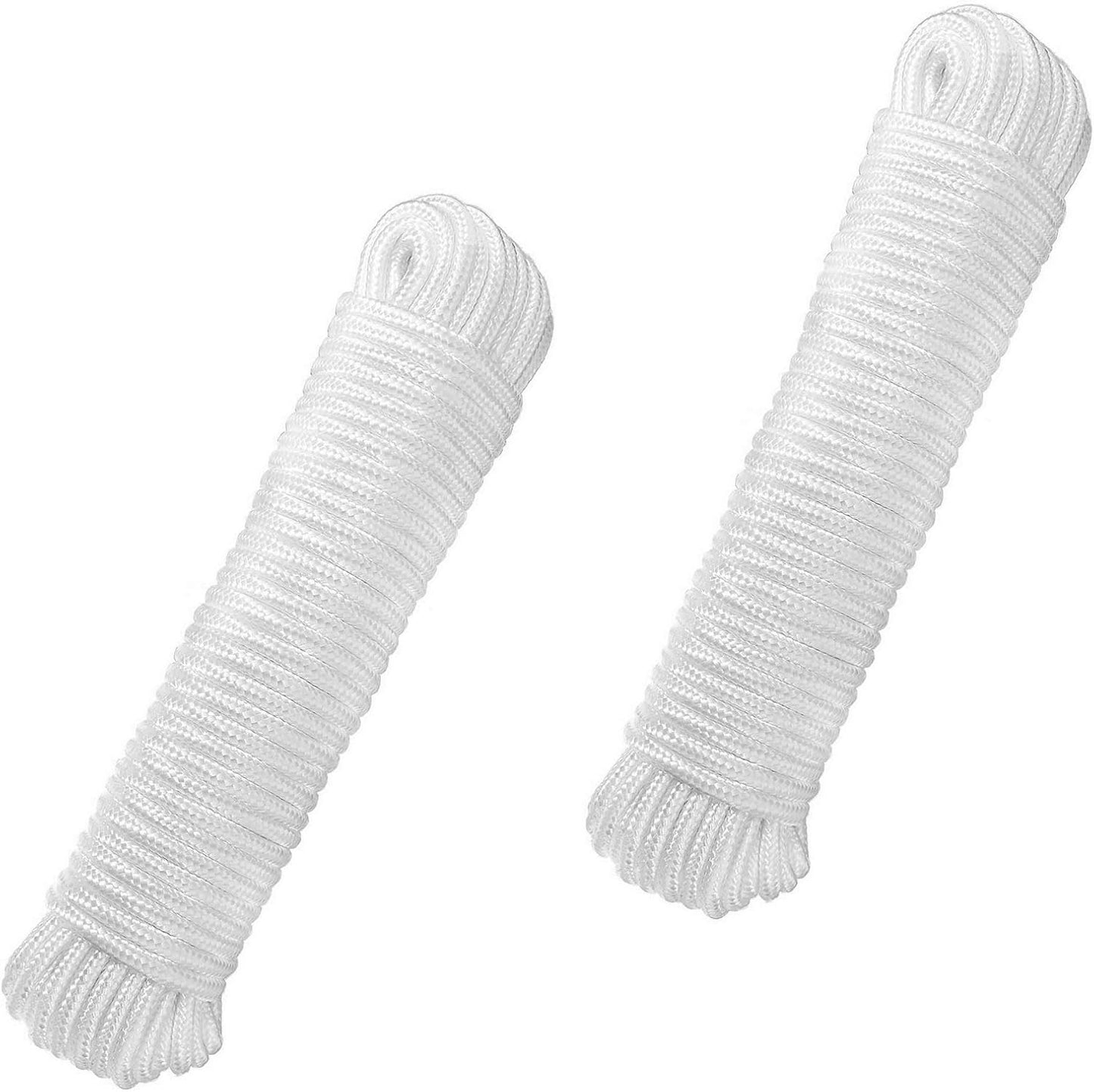 Cuerda bandera multiusos trenzada diamante 80ft poliéster 1/4pulg