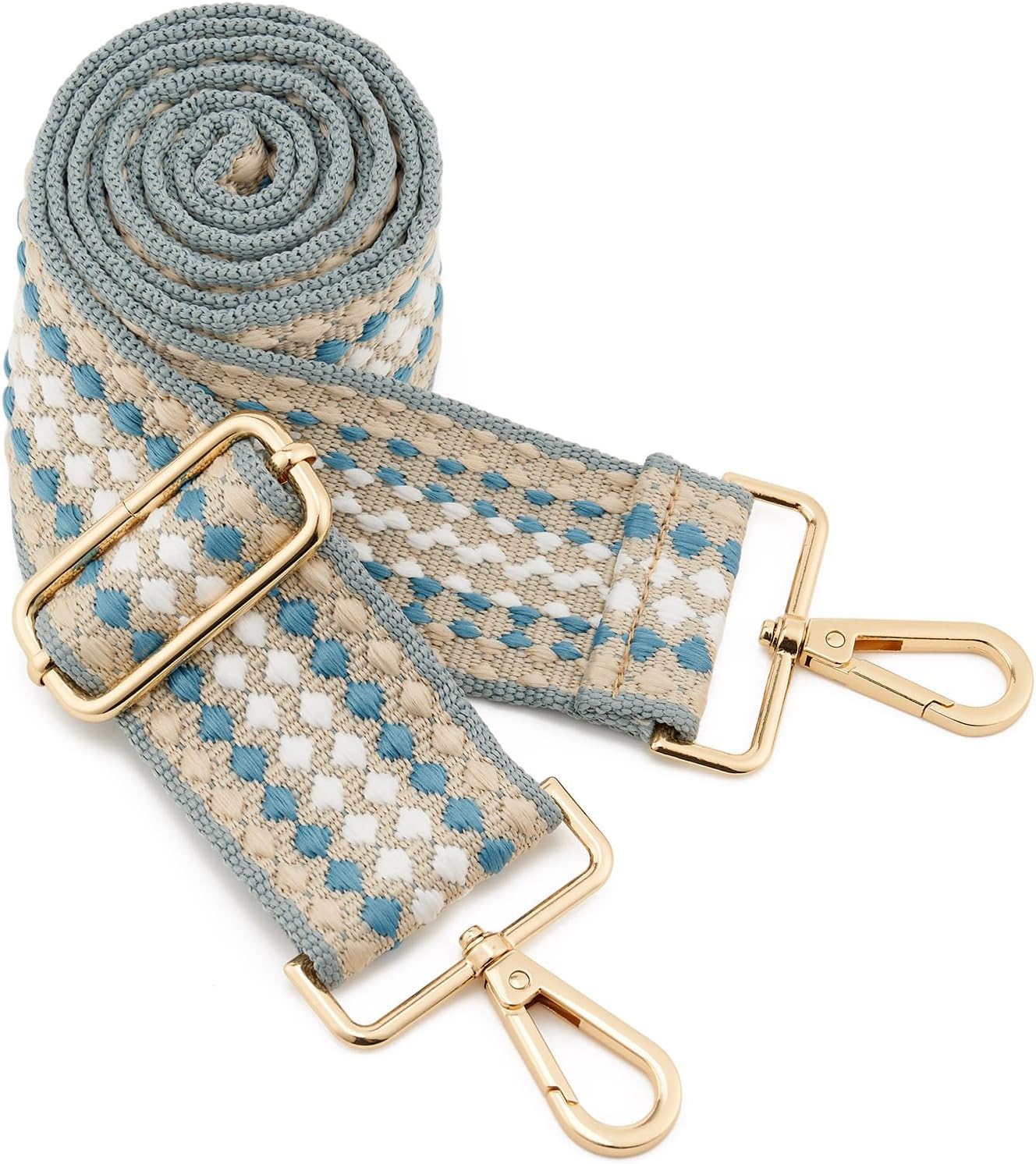 Correa ancha ajustable estilo guitarra para bolso cruzado
