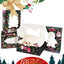 Cajas galletas navideñas con ventana 6x8pulg 12 Pzas