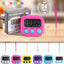 Pack 24 temporizadores cocina digital magnético alarma