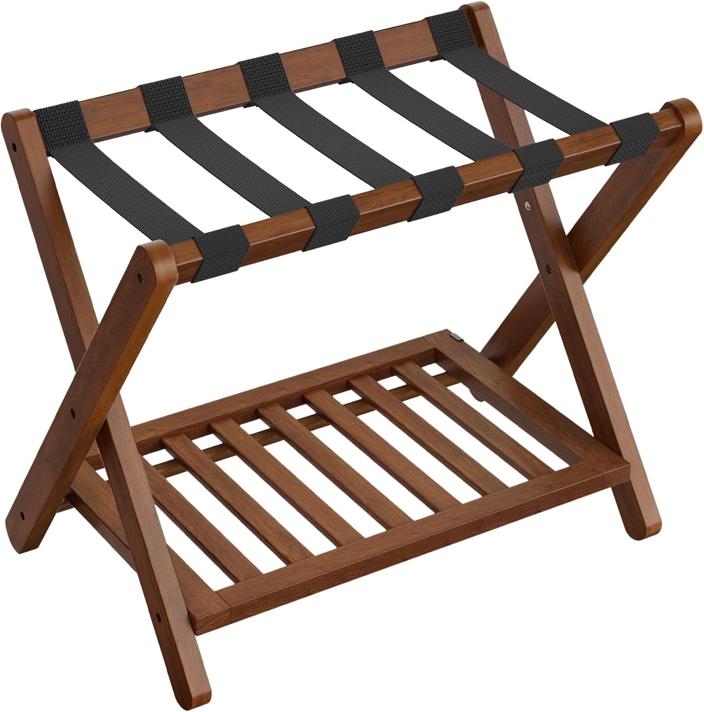 Estantería equipaje madera sin montaje plegable con estante