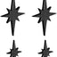 Números direcc. flotantes 6pulg plástico ABS negro