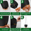 Macetas colgantes riego automático 8pulg set 2 color negro