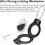 Funda soporte AirTag con llavero 4 pzas cable cadena