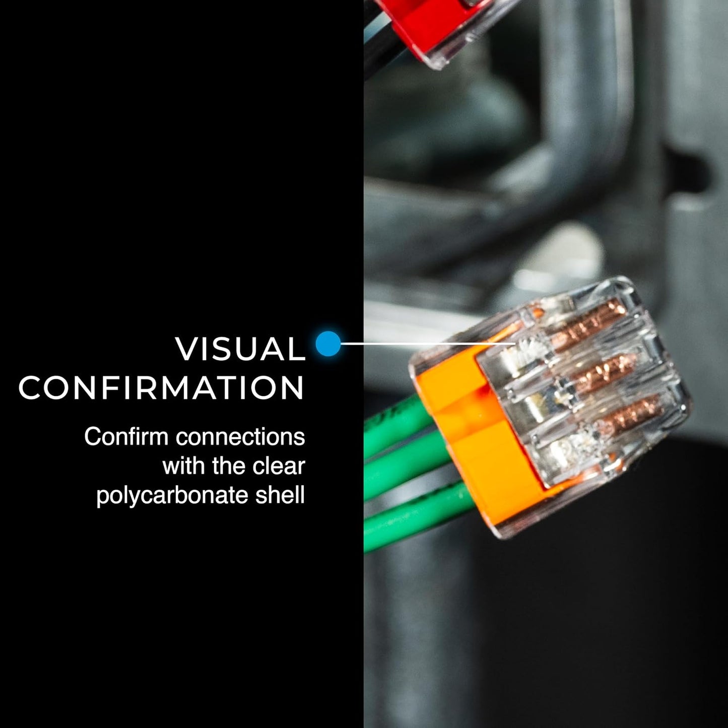 Conectores 3 puertos naranja in-Sure 100 uds