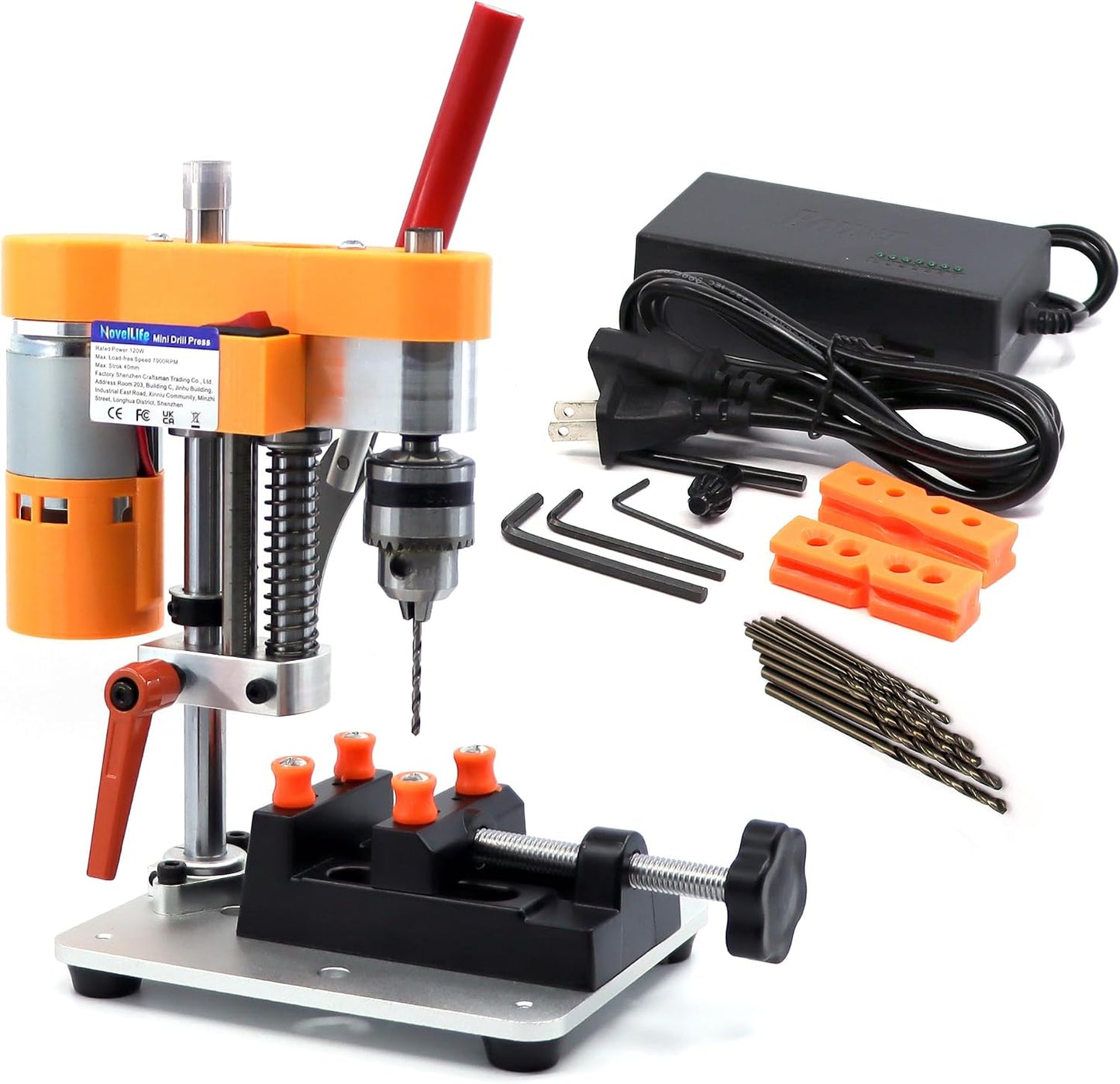 Mini prensa taladro CNC para metal madera DIY