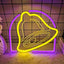 Letrero Neón Taco Campana LED Regulable para Cocina Bar