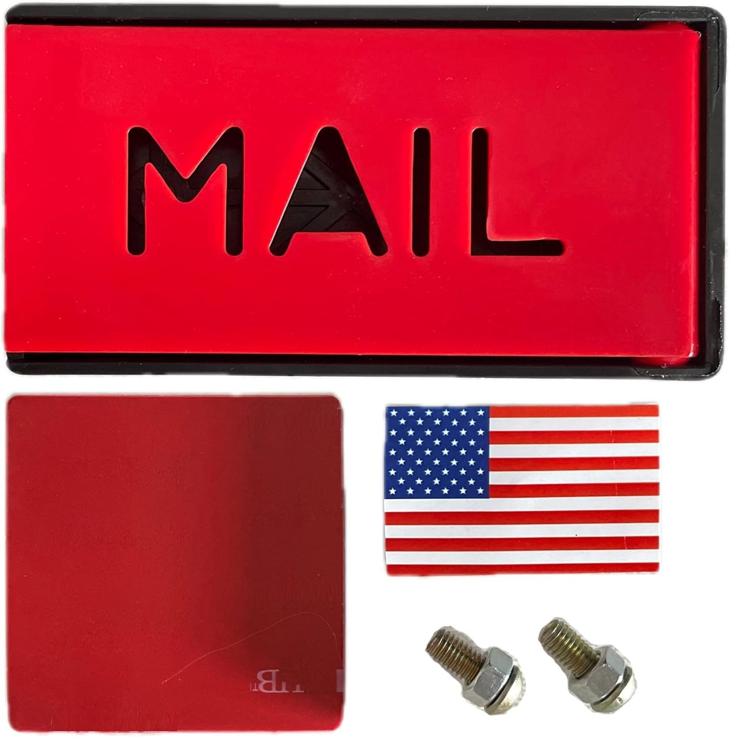 Kit bandera roja repuesto buzón ladrillo con adhesivo