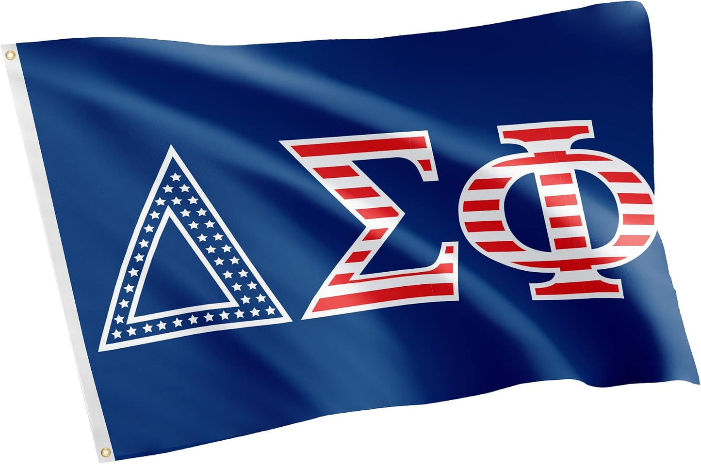Bandera Delta Sigma Phi 3x5ft decoración KA