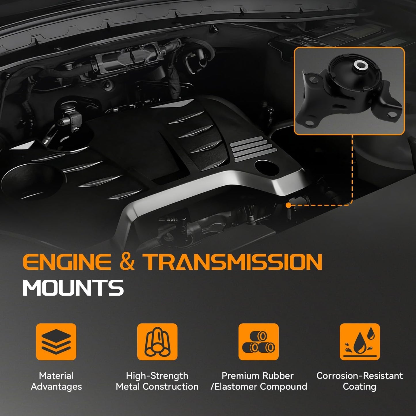Set montaje motor y transmisión manual Honda Civic