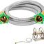 Manguera jardín corta 5ft acero inox 304 conector hembra a hembra