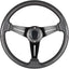 Volante carreras fibra carbono 13.8" plana 6 pernos aluminio
