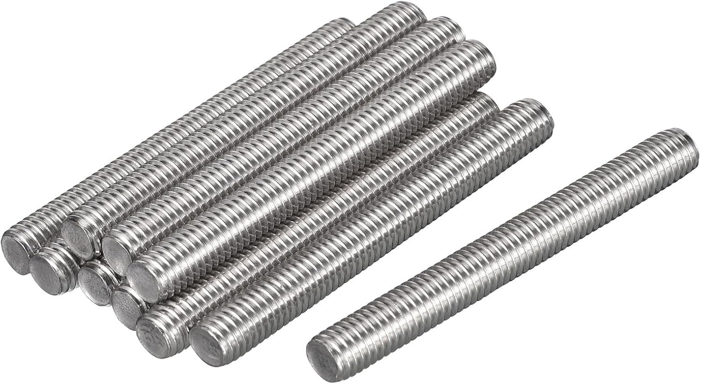 Varilla roscada M5-0.8 acero inox 304 10 pzas