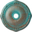 Medallón techo 27 1/2" Pátina Verde Cobre