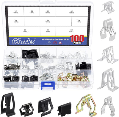 100 Pzas Clip Resorte Universal Automóvil VW Audi