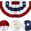 Bandera plisada EE.UU. 1.5x3pies estrellas y rayas resistente