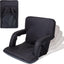 Silla estadio portátil reclinable con respaldo y cojín