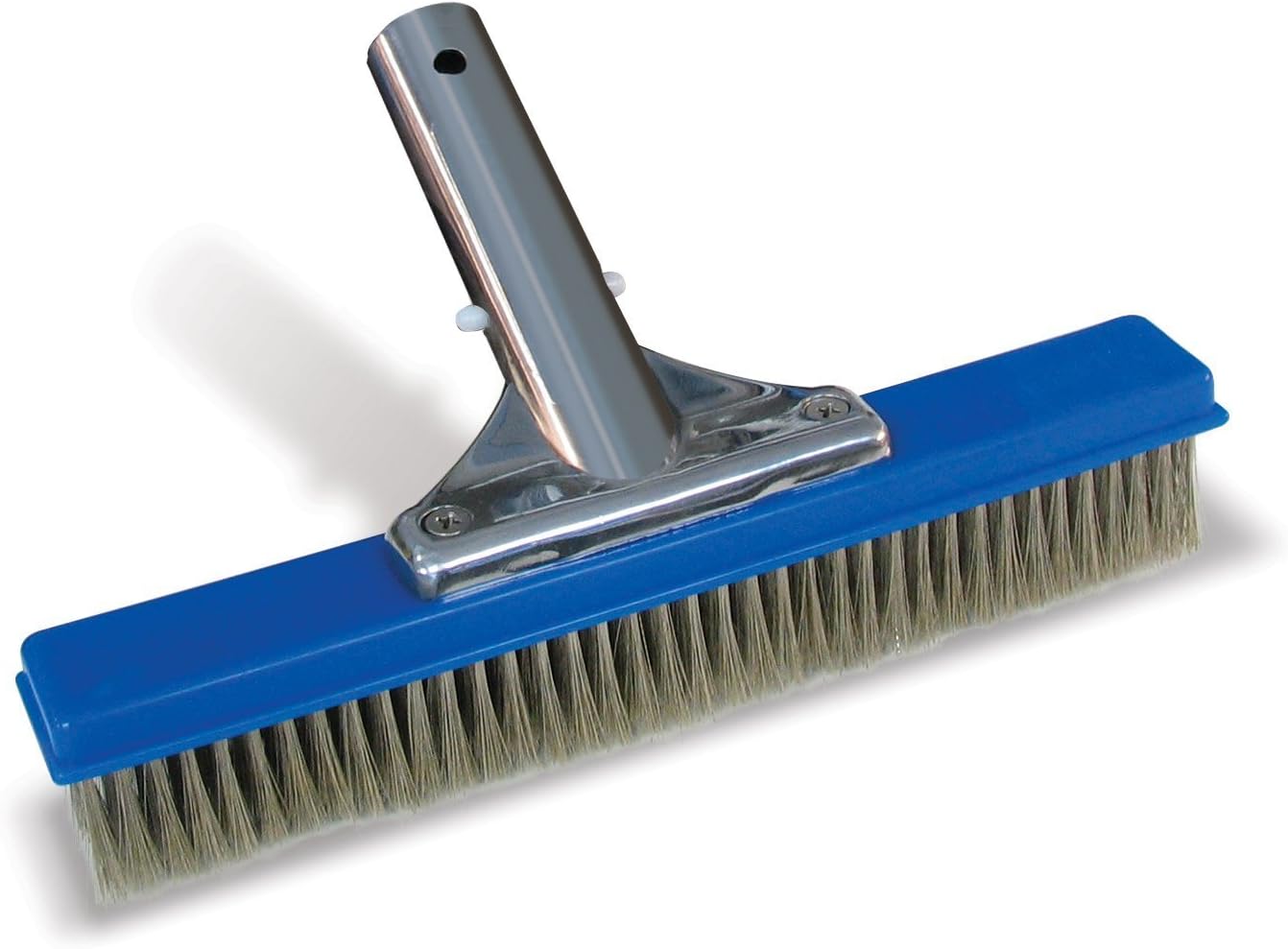 Cepillo algas acero inox 10pulg para piscinas Gunite