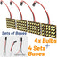 4 Set Luces LED 6000K 12V para Camper Panel Interior