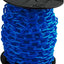Carrete cadena plástica azul 2pulg 125pies
