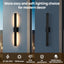 Luces LED pared exterior 34pulg aluminio vidrio 3000K