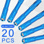 20 Linternas Bolígrafo Regalo Navidad Hombres Clip LED Azul