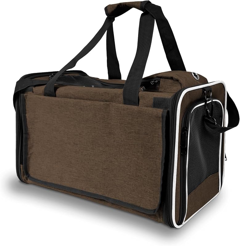 Transportín para gatos grandes y perros pequeños suave lavable