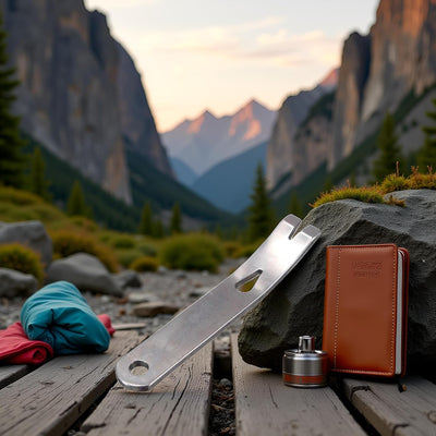 Barra palanca acero inox multifunción EDC bushcraft
