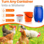 Bebedero automático para aves de corral 24uds