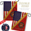 Bandera arpillera USMC para jardín decoración casa