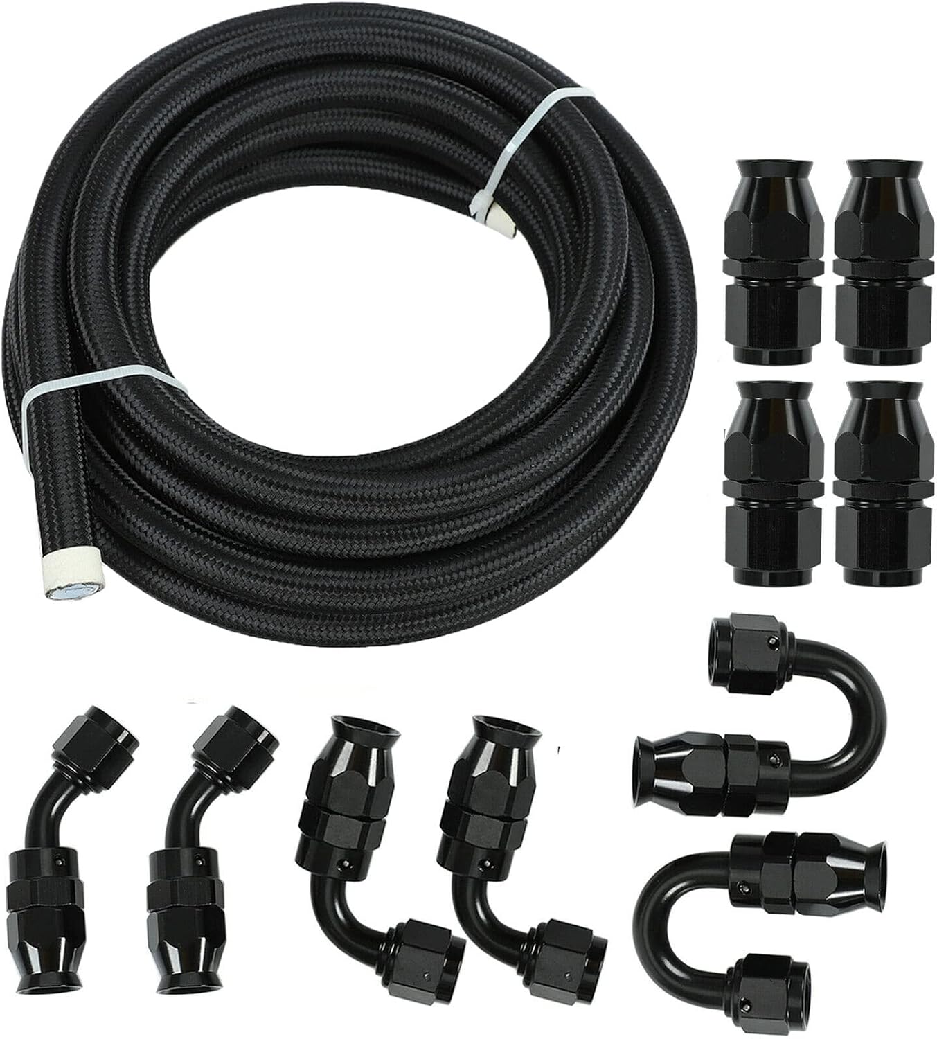 Kit manguera combustible PTFE 20ft con adaptadores