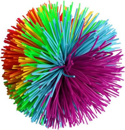 2 Bolas Silicona Arco Iris Antiestrés Malabarismo
