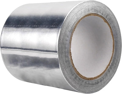 Cinta adhesiva aluminio resistente alta temp 49yd para HVAC