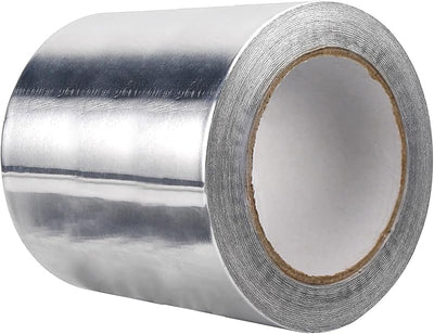 Cinta adhesiva aluminio resistente alta temp 49yd para HVAC