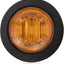 Luz LED indicadora redonda 3/4 pulg color ambar