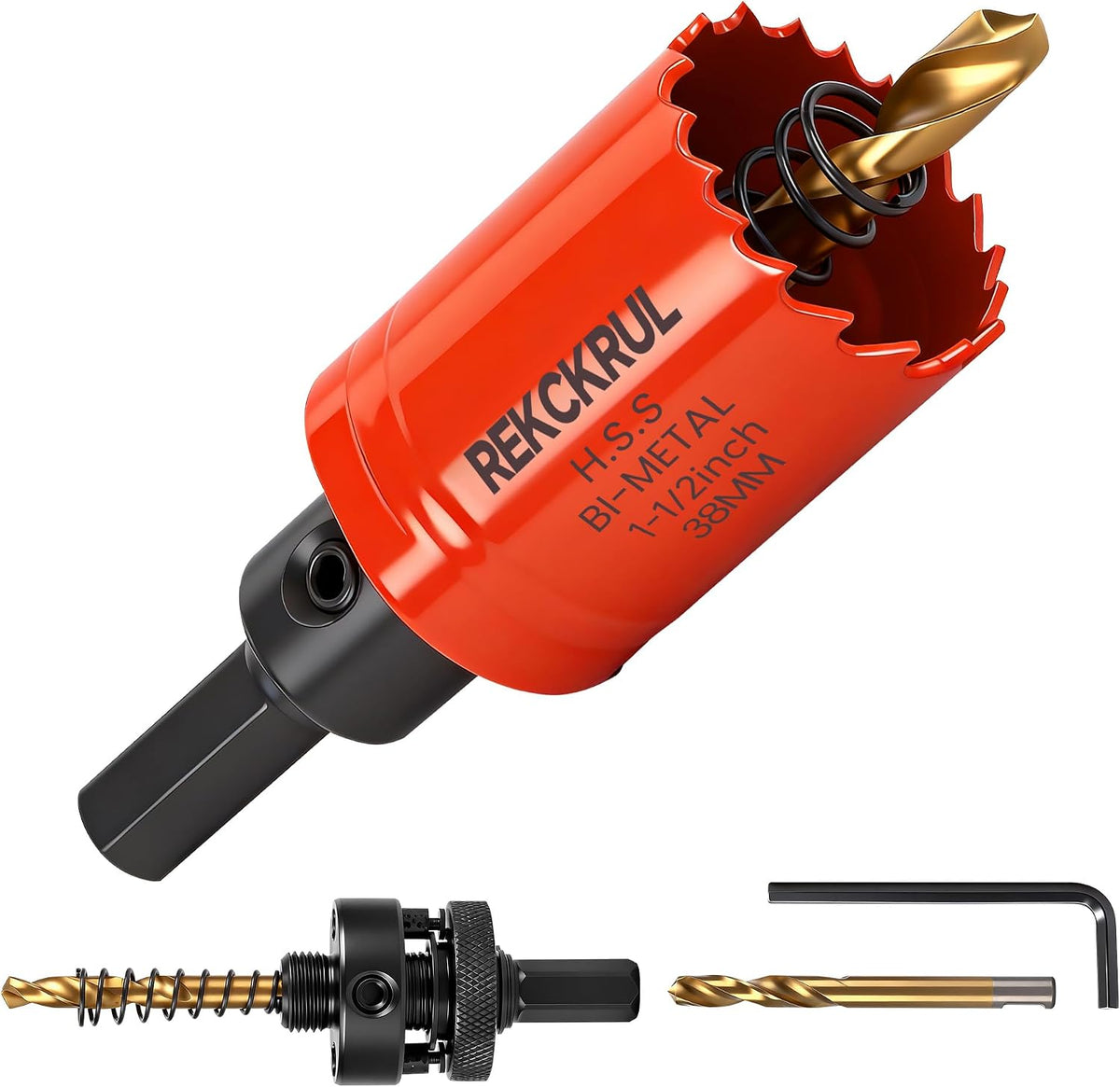 Brocas HSS M42 1.496pulg bimetálico para madera metal plástico