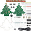 Kit soldadura árbol navidad con luz colorida 3 modos