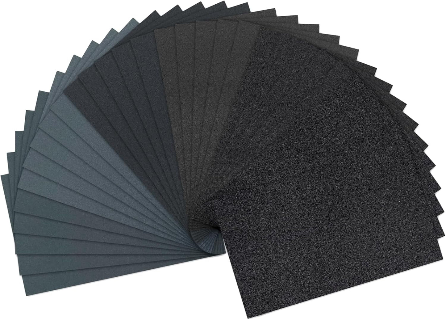 30 Hojas Papel Lija 5.5x9pulg Lijado Húmedo Seco