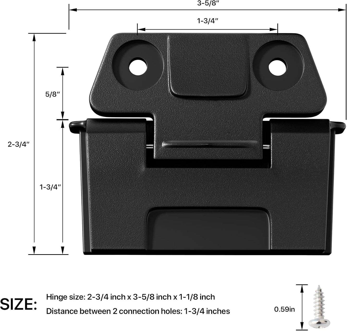 Bisagras repuesto comp. para refrigerador Igloo BMX 25-72qt