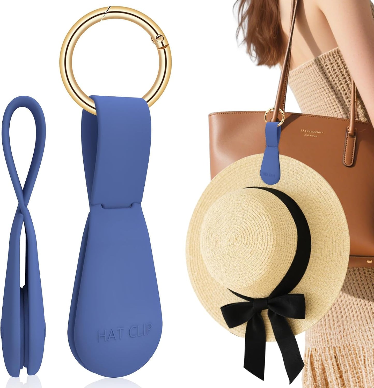 Clip magnético para sombrero bolsa playa soporte silicona
