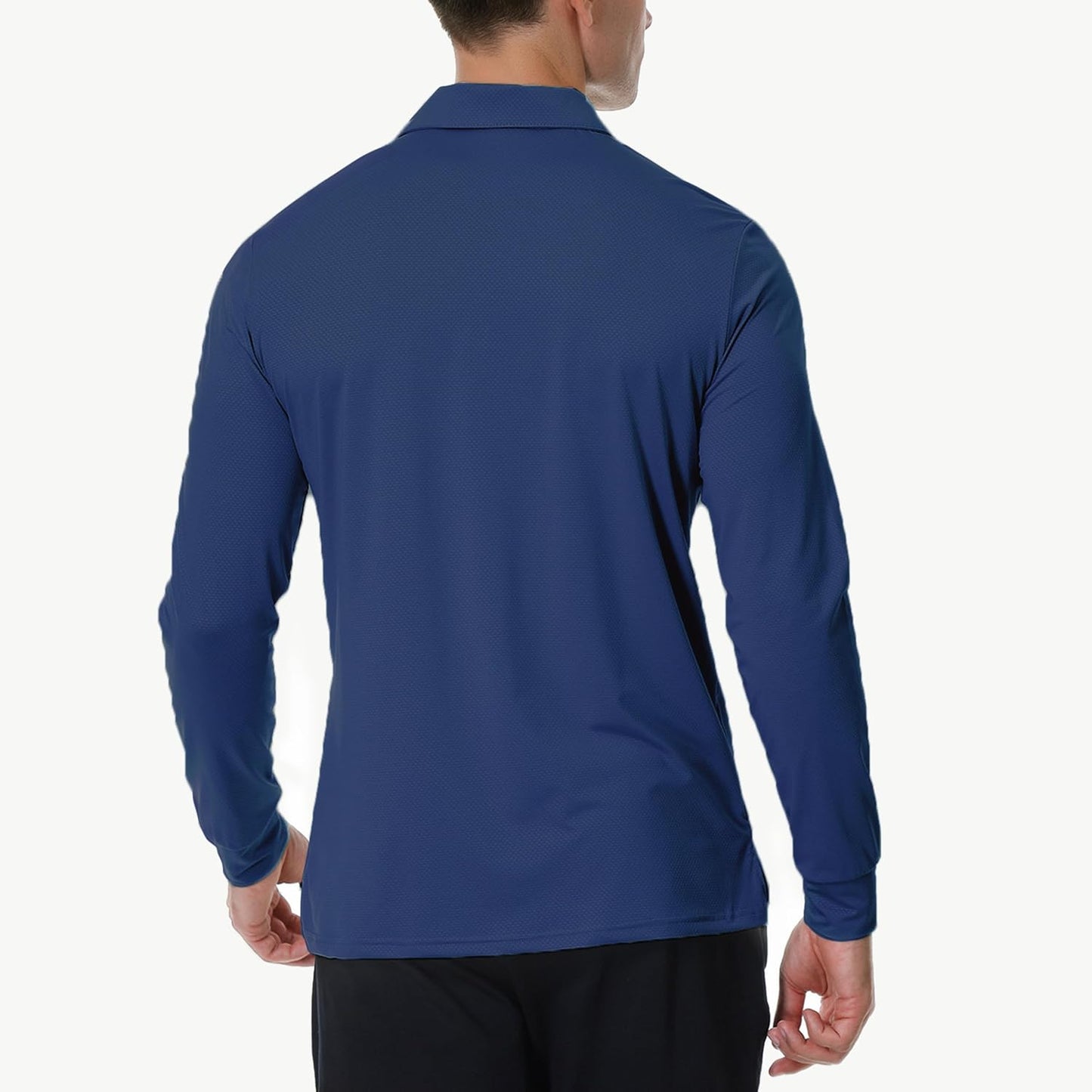 Polos golf manga larga hombre secado rápido UPF50