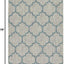 Alfombra área rectángulo 4x6ft gris/marfil