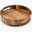 Lazy Susan madera acacia 12pulg giratorio cocina comedor
