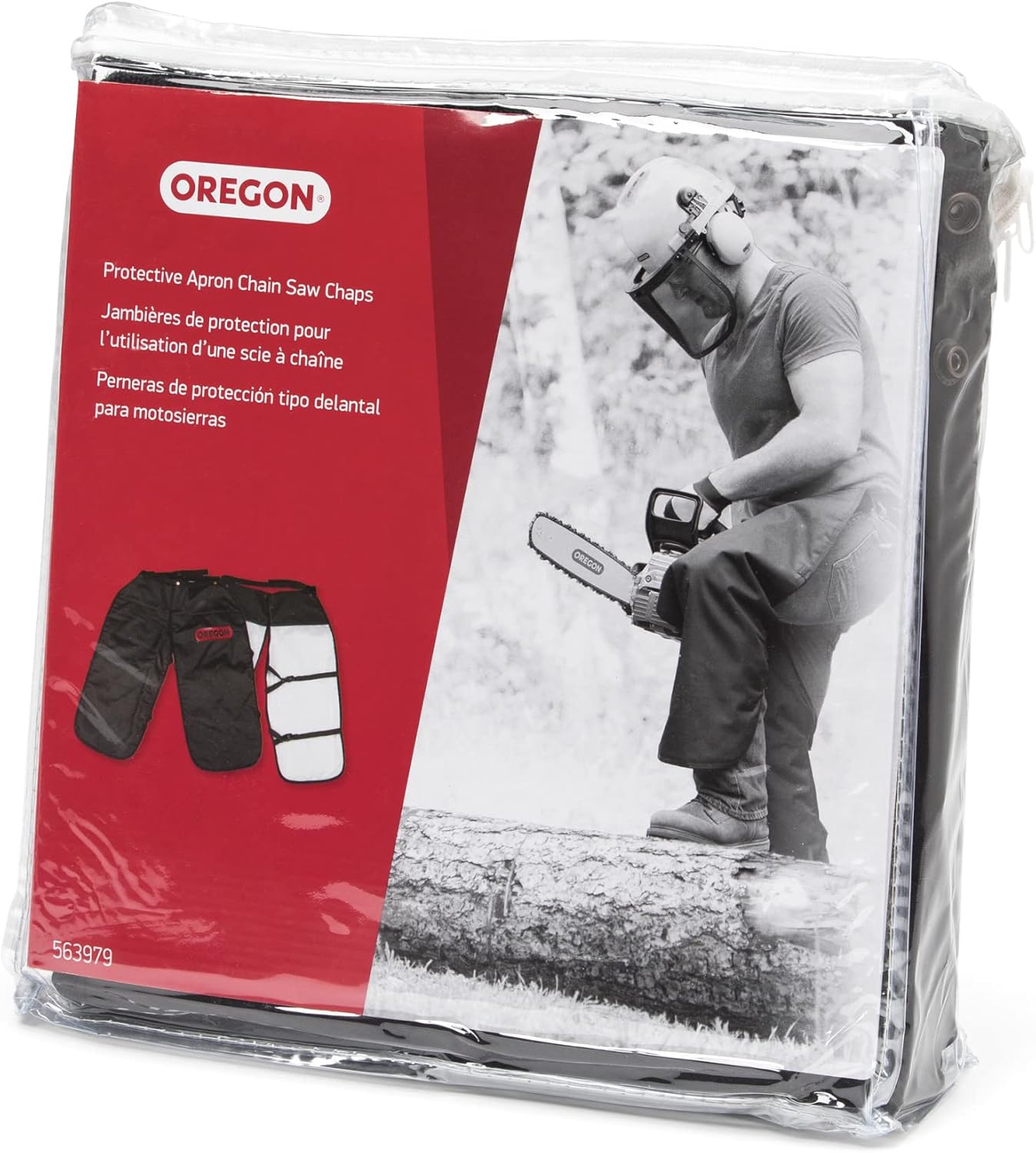 Peto protector motosierra 8 capas ligero transpirable negro