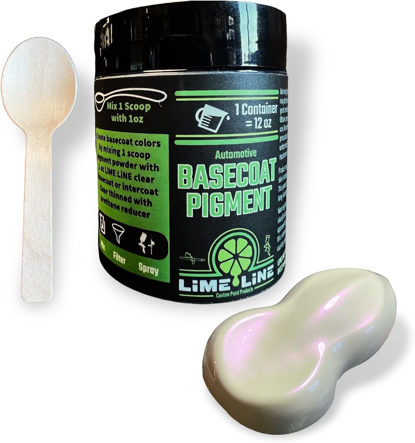 Polvo pigmento capa base automotriz perla púrpura fantasma