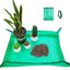 Tapete trasplante suculentas 29.5x39.4pulg impermeable plegable