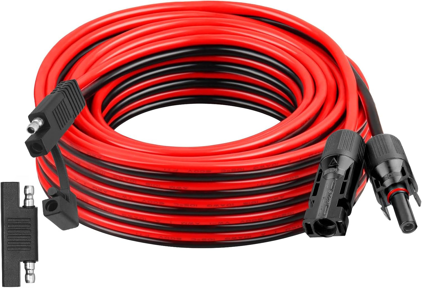 Cable conector SAE a panel solar 10AWG 30ft cobre estañado