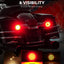 Kit luces freno LED 81 LED 3.25" cubiertas ahumadas Harley